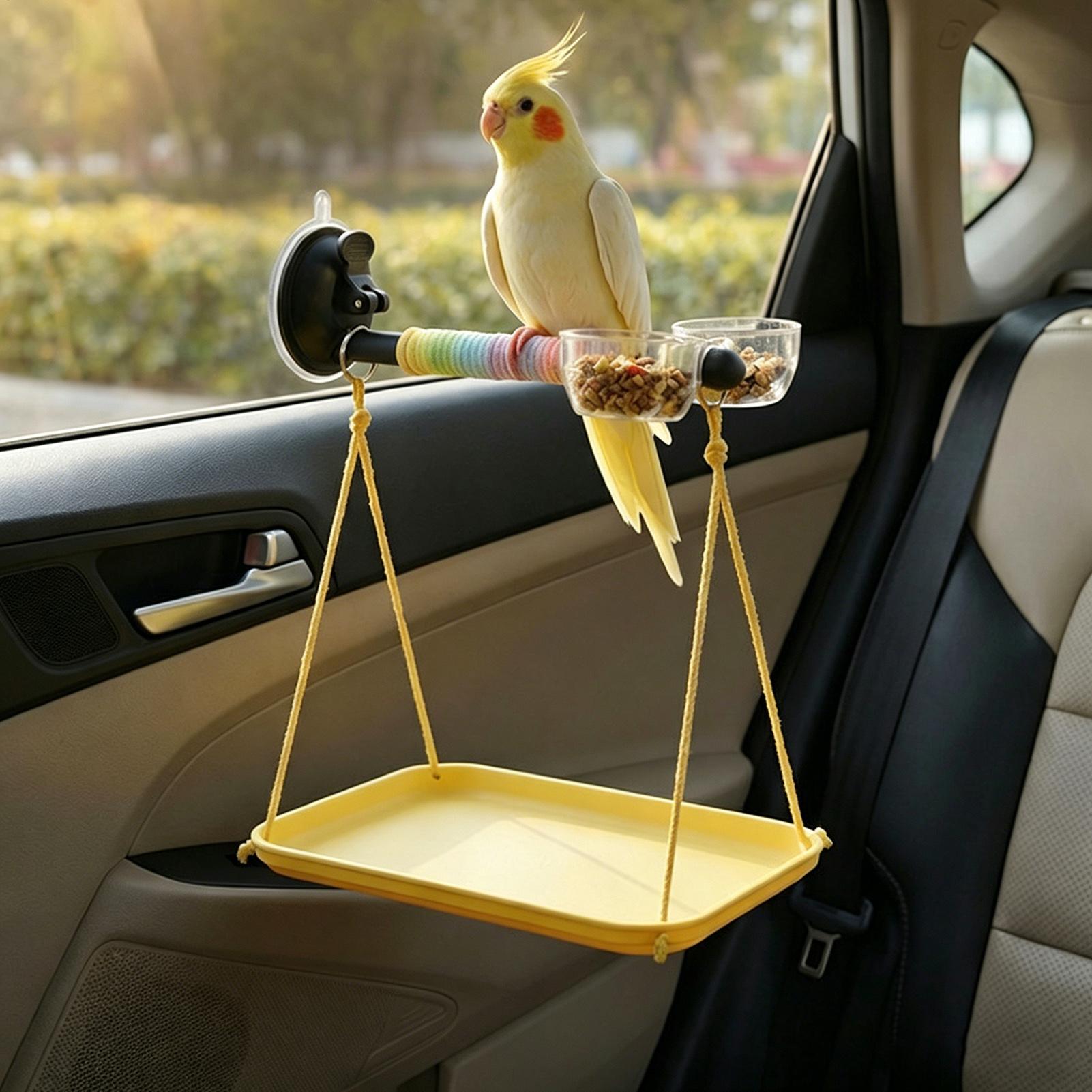 Racing Arcade Cabinet - Perchoir pour oiseaux avec ventouse et