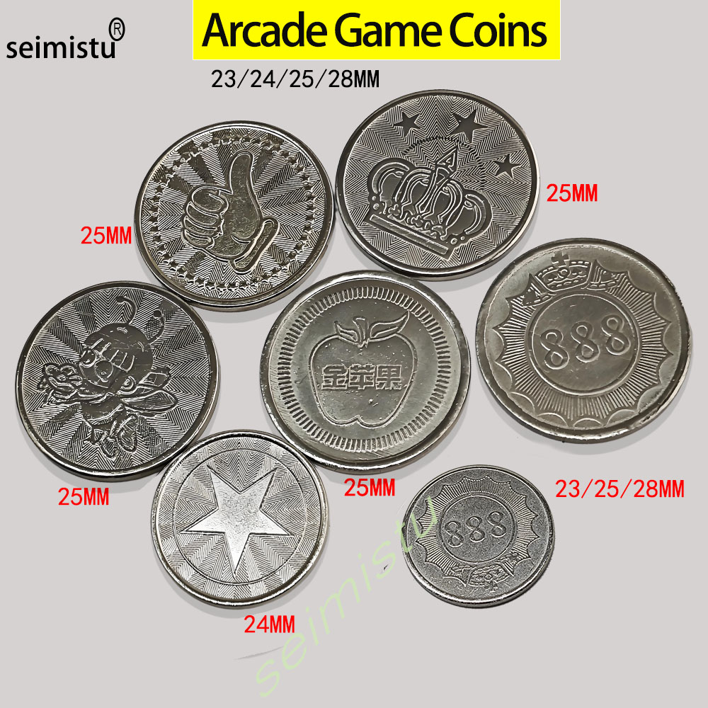 Coin Pusher Machine - 100 pièces en acier inoxydable 23/24/25mm