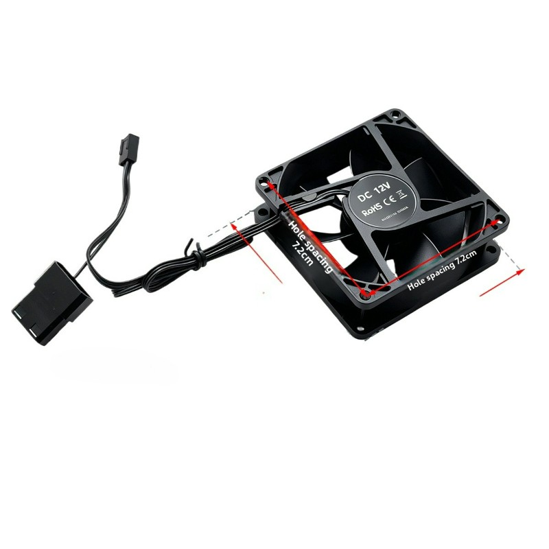 Ventilateur silencieux 12V 8cm - Arcade X avis et prix