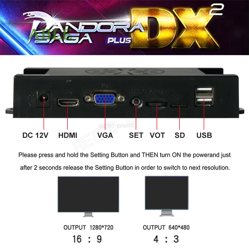26800 en 1 Pandora Saga Box DX - Trackball Controller Arcade avis et prix